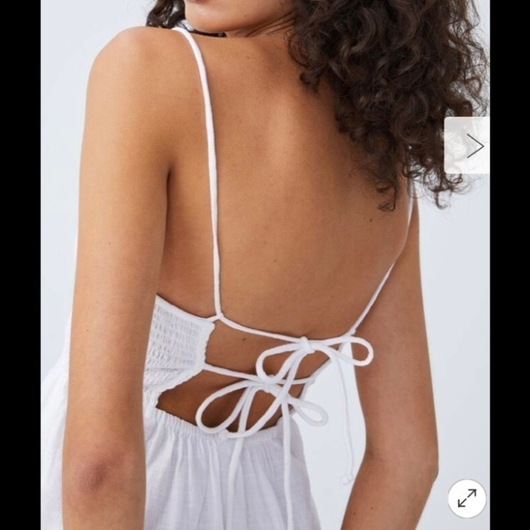 White Prairie Dress. - Picture 1 of 8